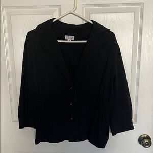 Joan Rivers Casuak Black Blazer